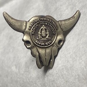 Vintage Aaronic Priesthood Duty to God lapel pin issued by the Boy Scouts LDS